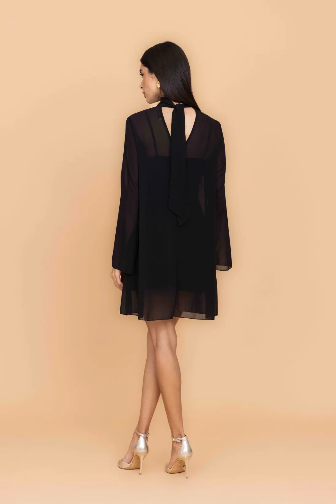 FELICITY Black Mini Dress