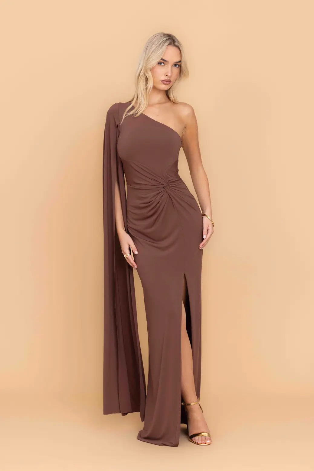 BRAX Dark Brown Maxi Dress