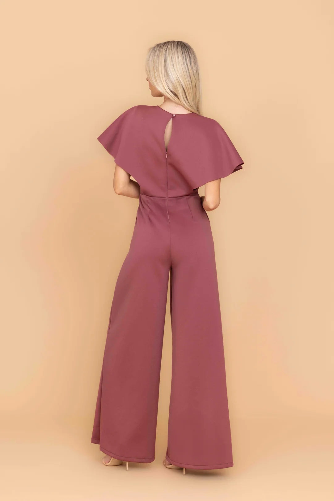 BETTY Dark Mauve Pink Jumpsuit