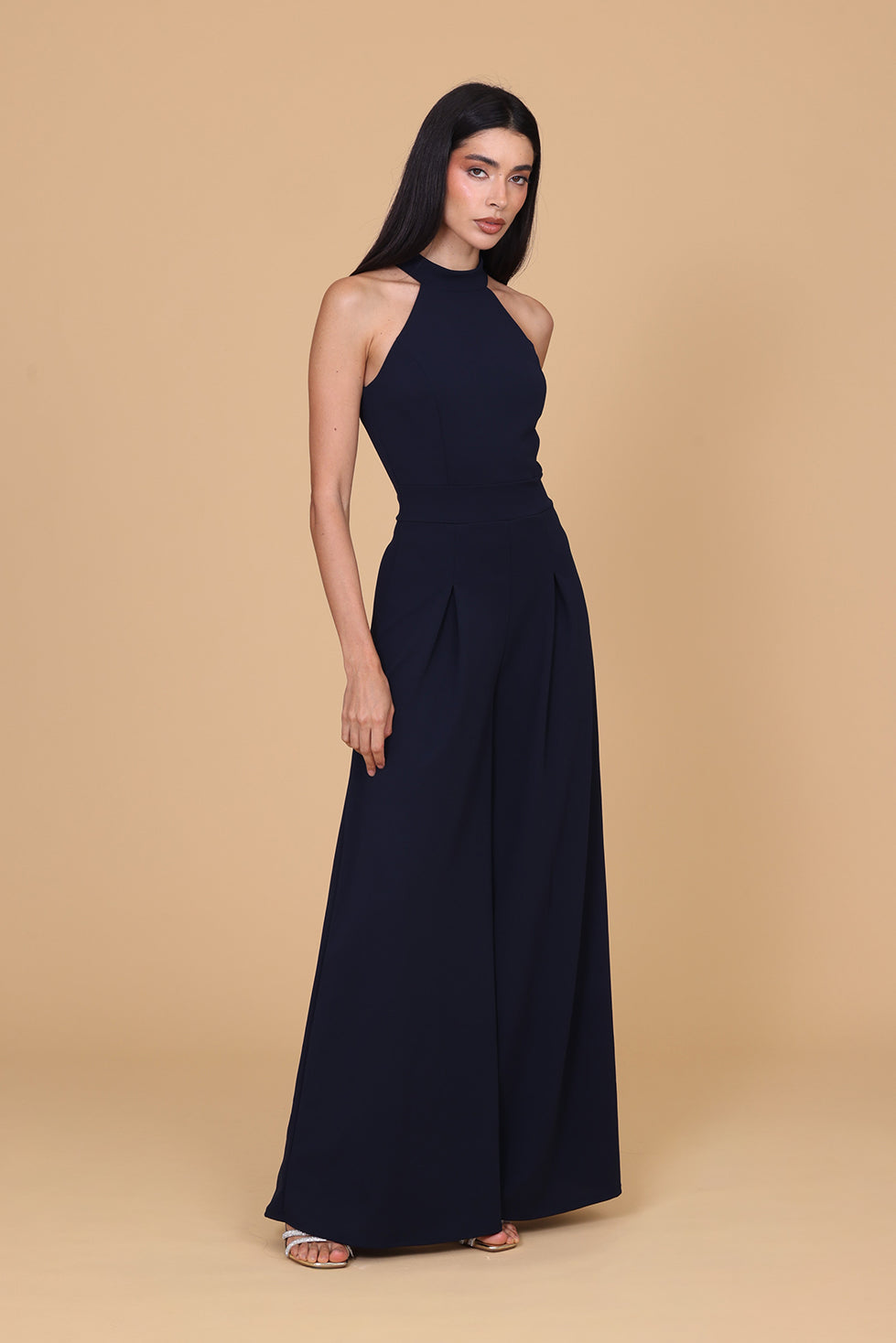 LEILA Navy Jumpsuit