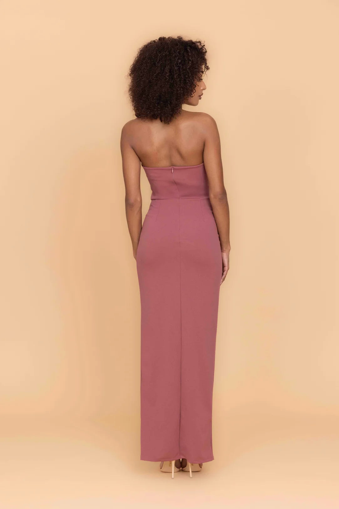 ANNA Dark Mauve Maxi Dress
