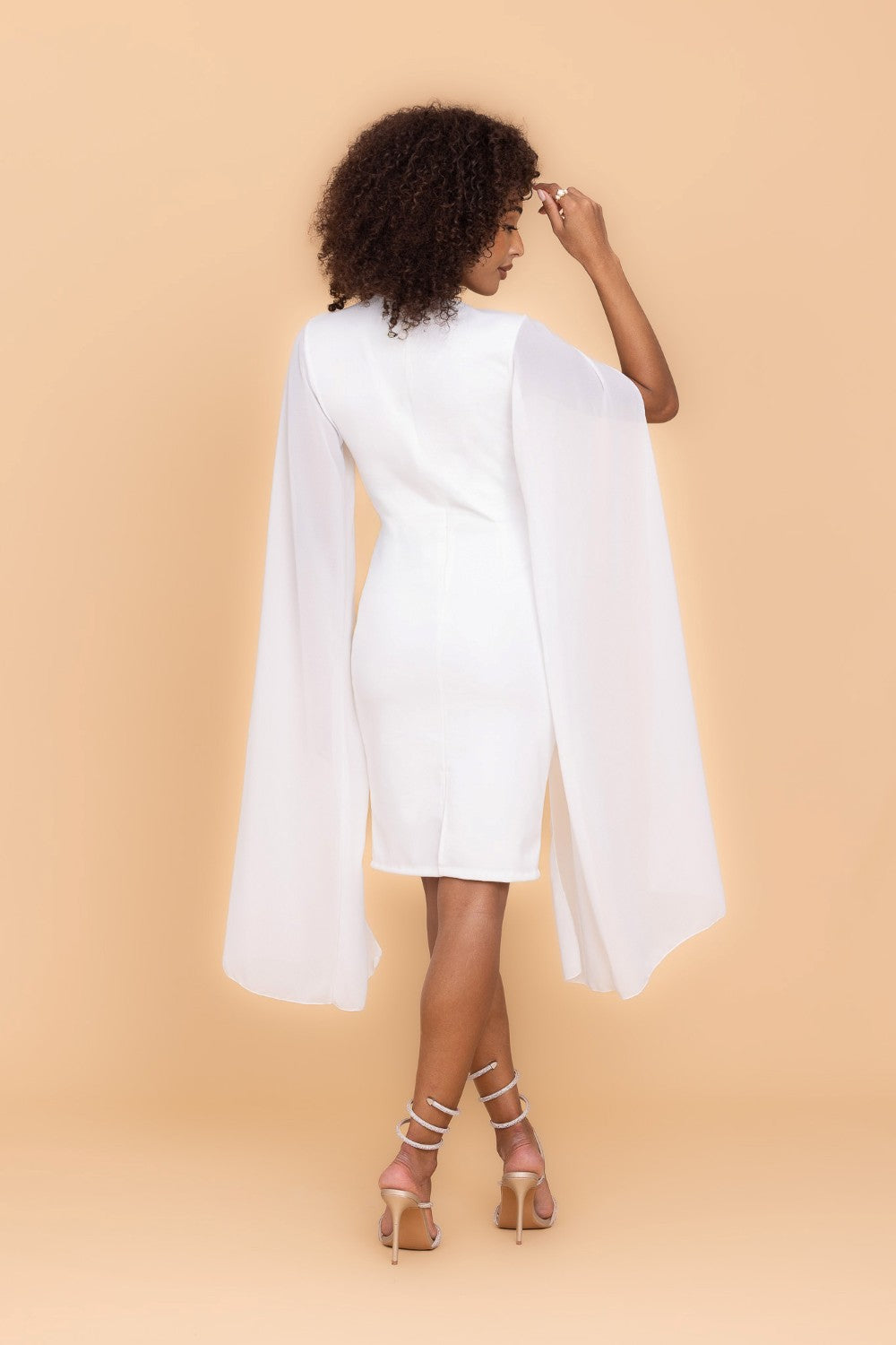 Holly White Midi Dress