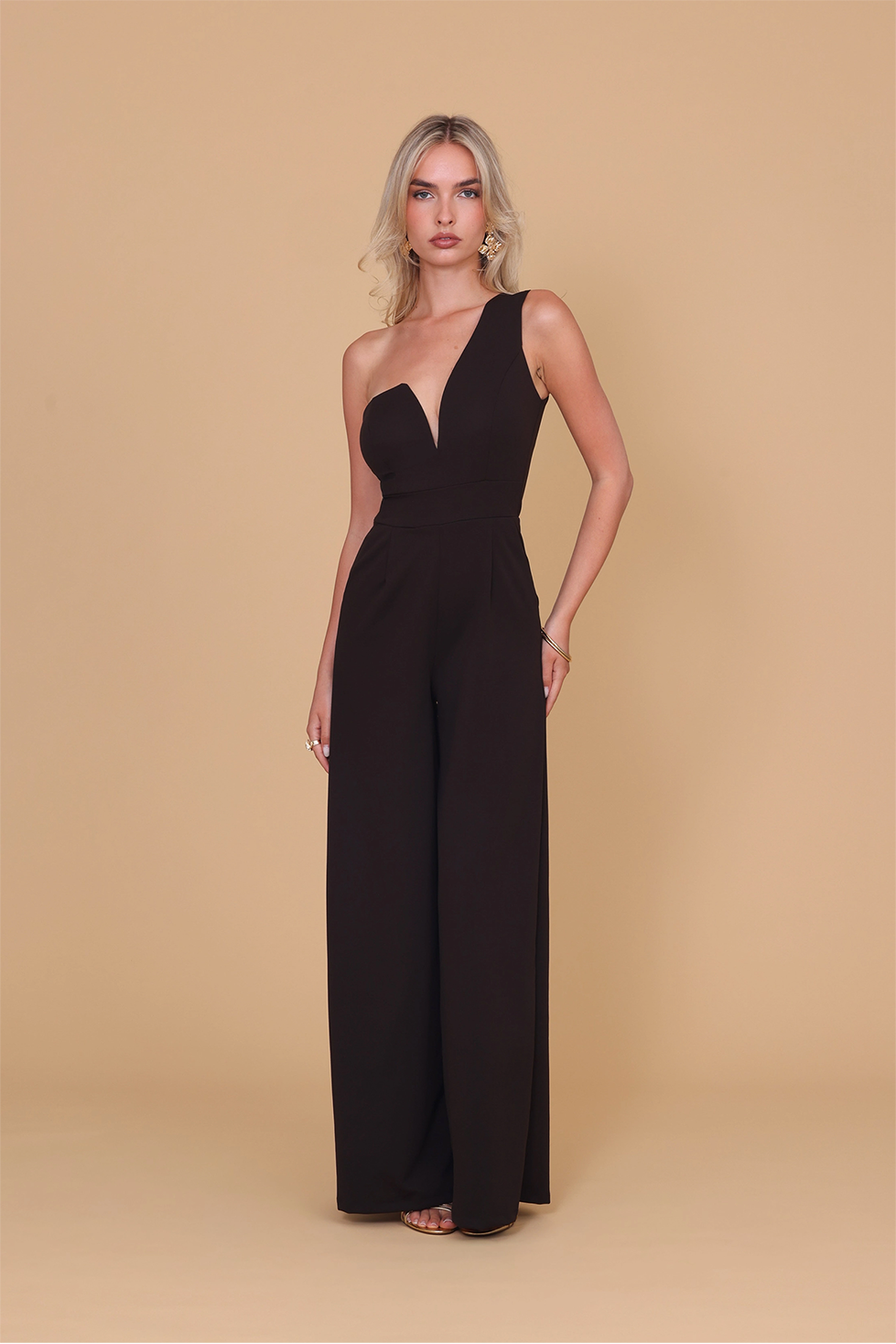 FLEUR Dunkelbrauner Overall