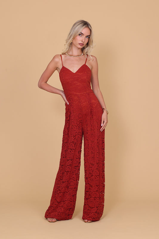 SANDY Overall in gebranntem Orange