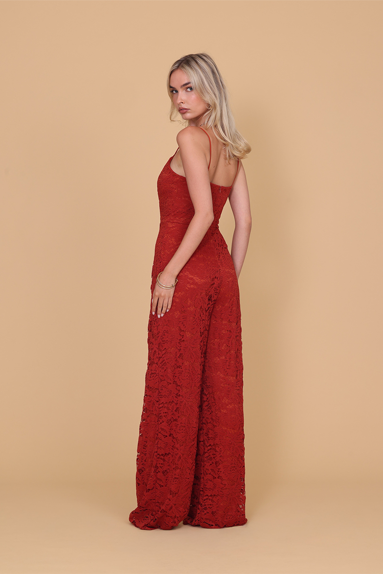 SANDY Overall in gebranntem Orange