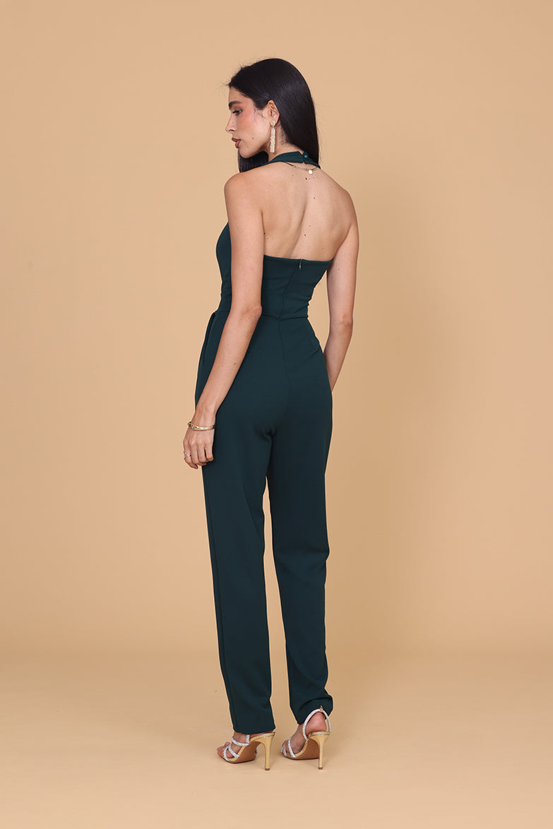SOPHIA Forest Green Jumpsuit