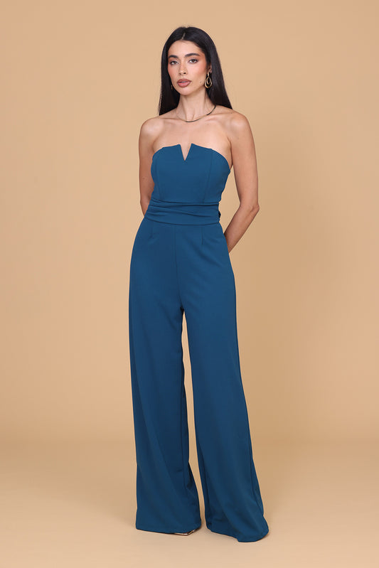 TASMINA Dark Teal Jumspuit