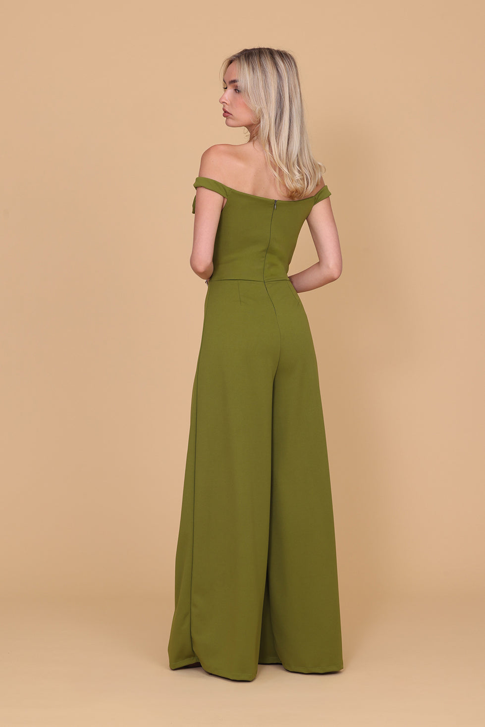 CELIA Deep Olive Jumpsuit