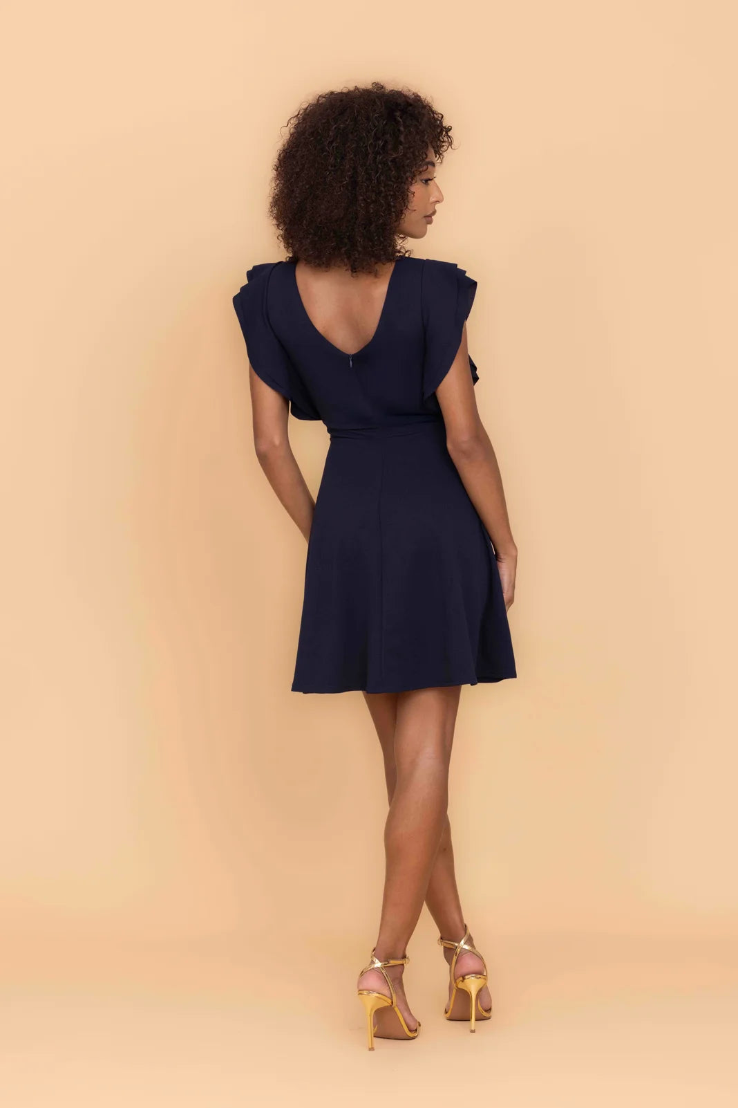 AMELIE Navy Mini Dress