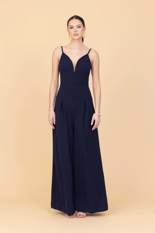 HAVANA Navy Jumpsuit Tall