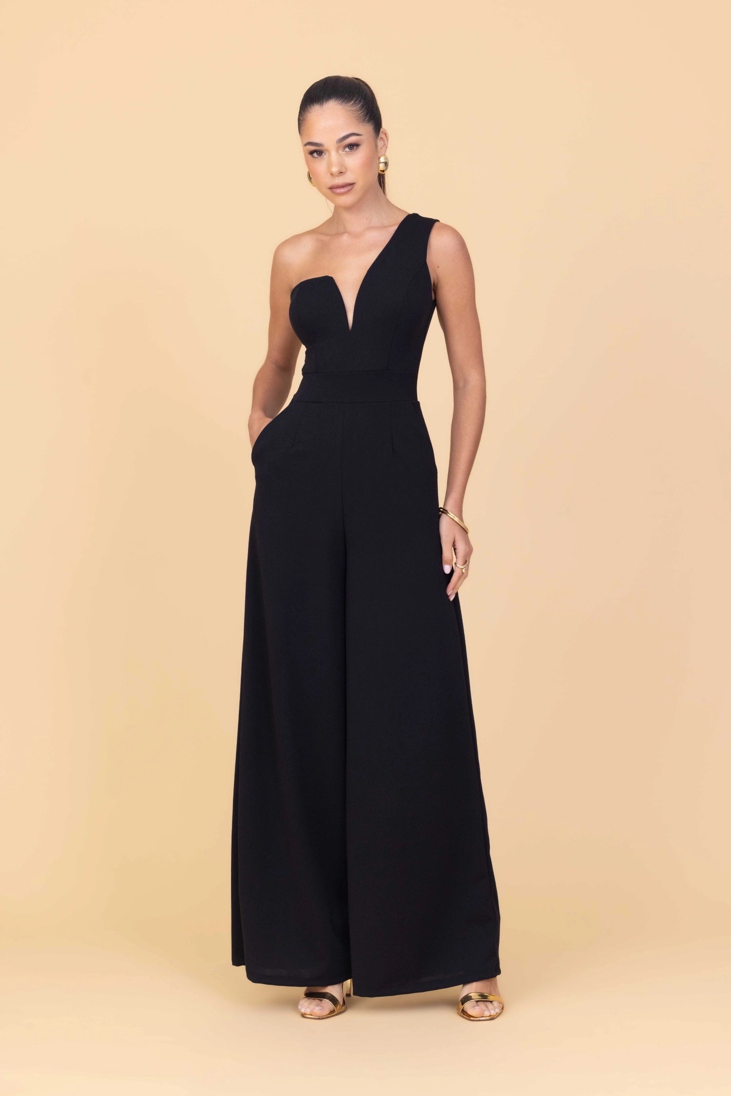 FLEUR Black Jumpsuit