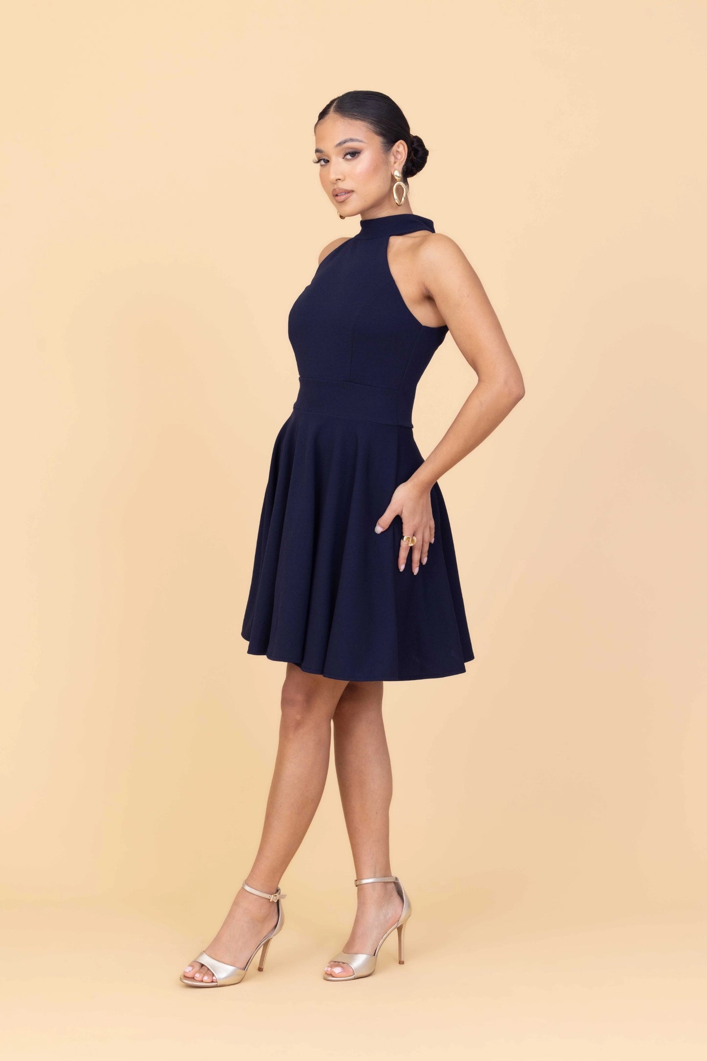 RUBY Navy Mini Dress Petite