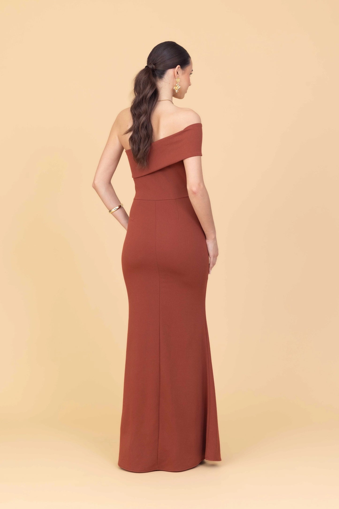 INDIE Burnt Orange Maxi Dress Tall