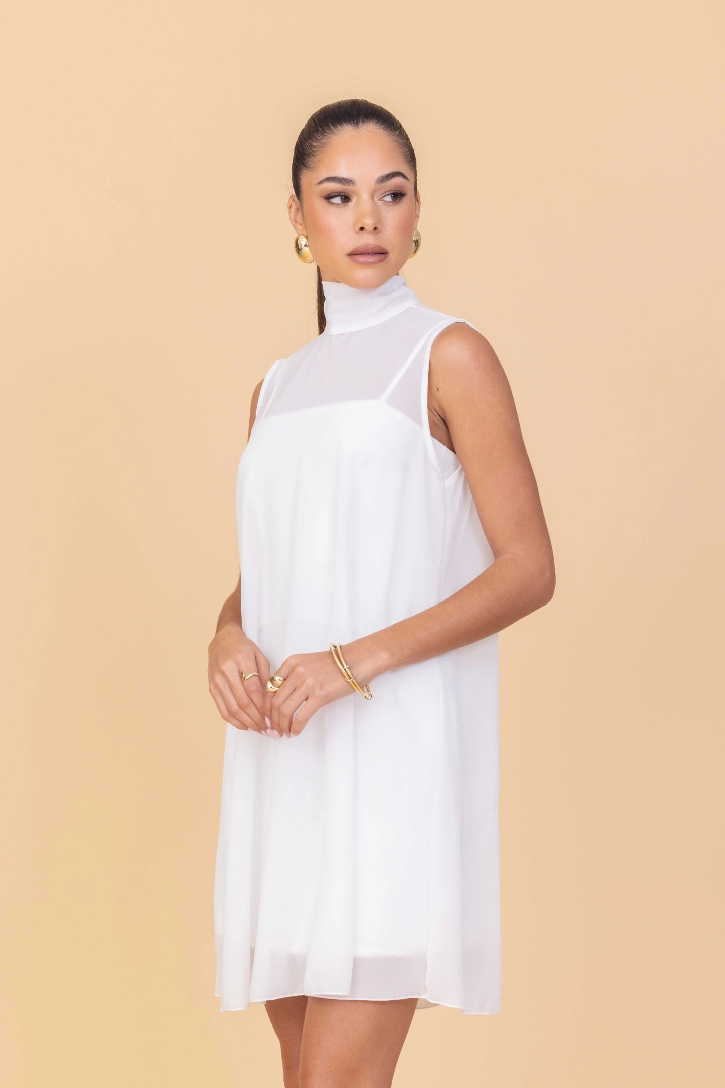 FELICITY Panna Ärmelloses Minikleid