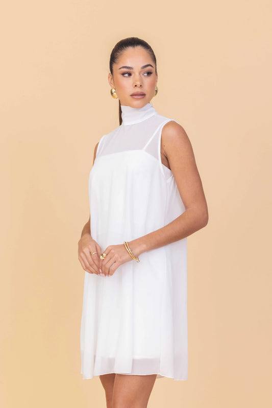 FELICITY Panna Sleeveless Mini Dress