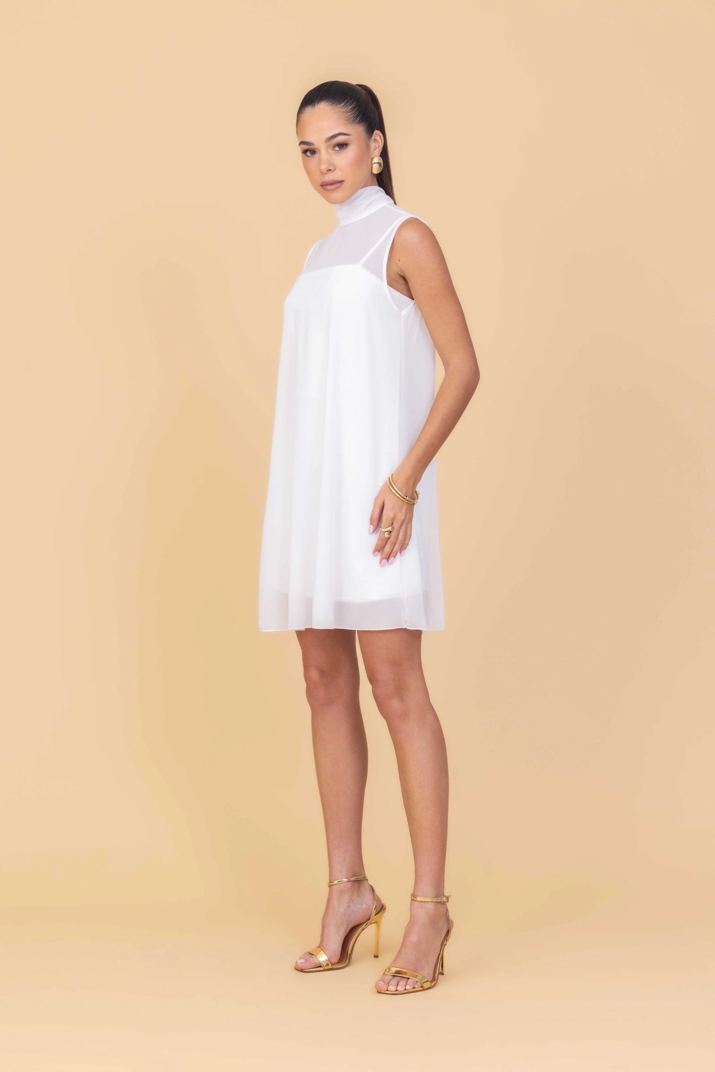 FELICITY Panna Ärmelloses Minikleid