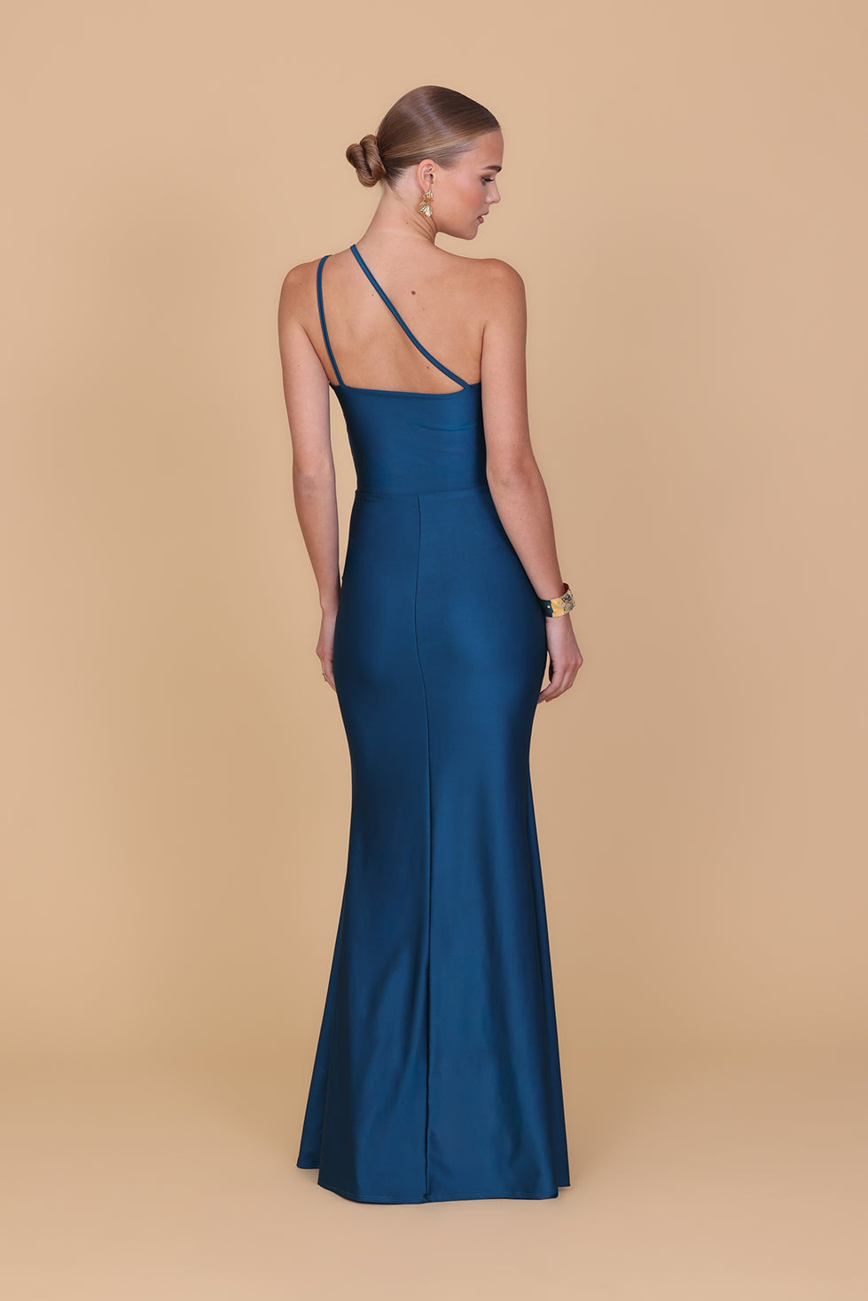 ZYLA Dark Teal Maxi Dress
